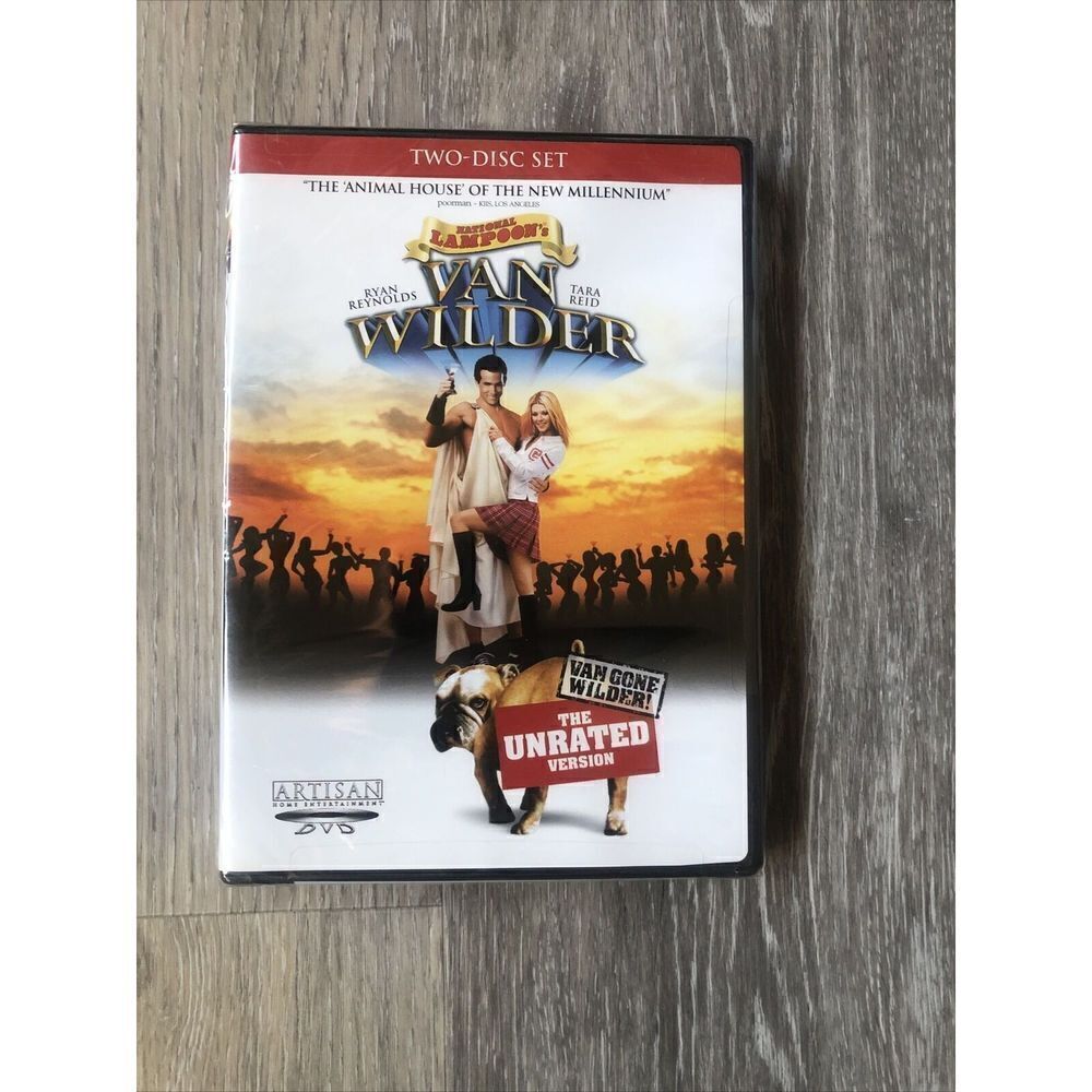 National Lampoons Van Wilder (DVD, 2002, 2-Disc Set, Unrated Version) New Sealed